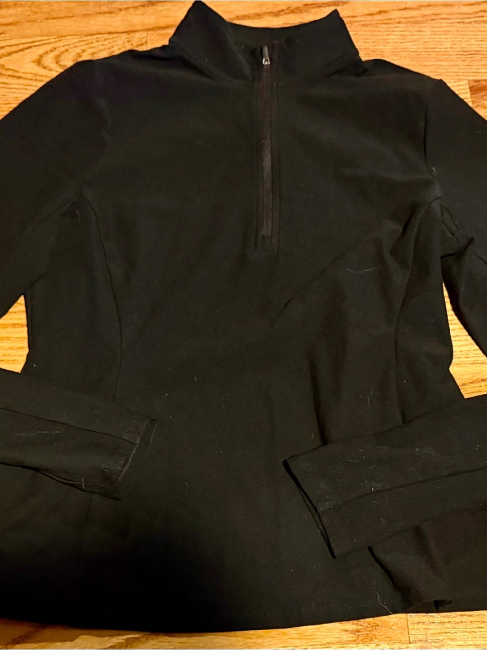 NWOT Alo Yoga Alosoft Half Zip Rapid Pullover Black Size Large